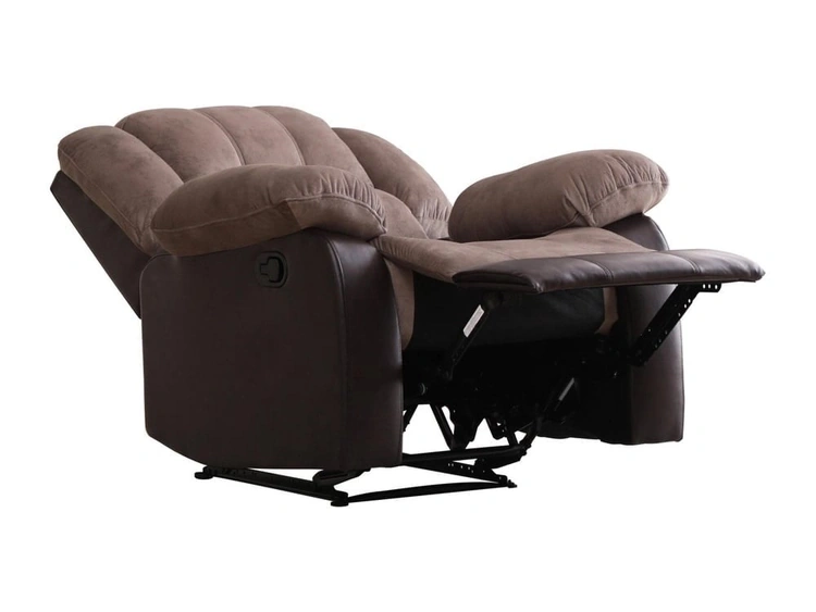 SILLÓN RECLINABLE RIPLEY HOME BICOLOR 1 CUERPO MARRÓN OSCURO - 5