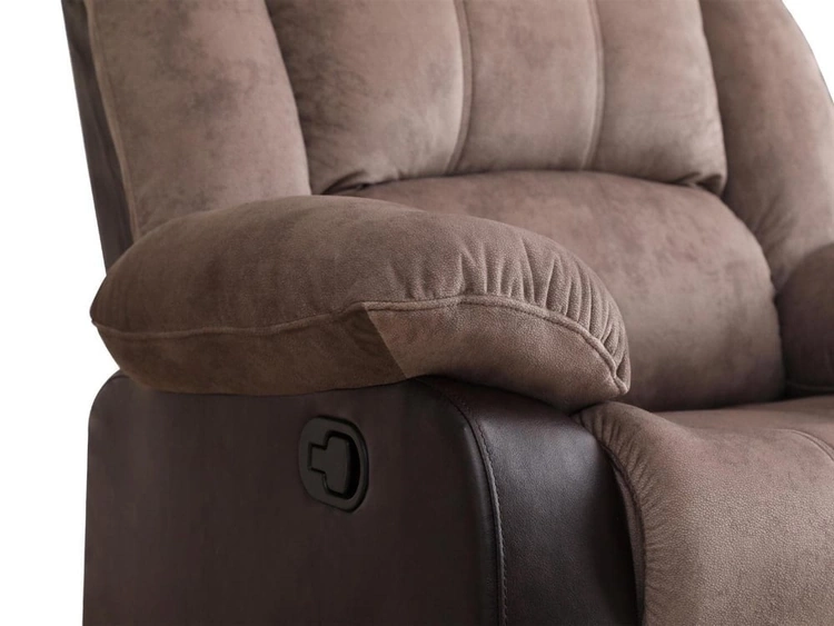 SILLÓN RECLINABLE RIPLEY HOME BICOLOR 1 CUERPO MARRÓN OSCURO - 7