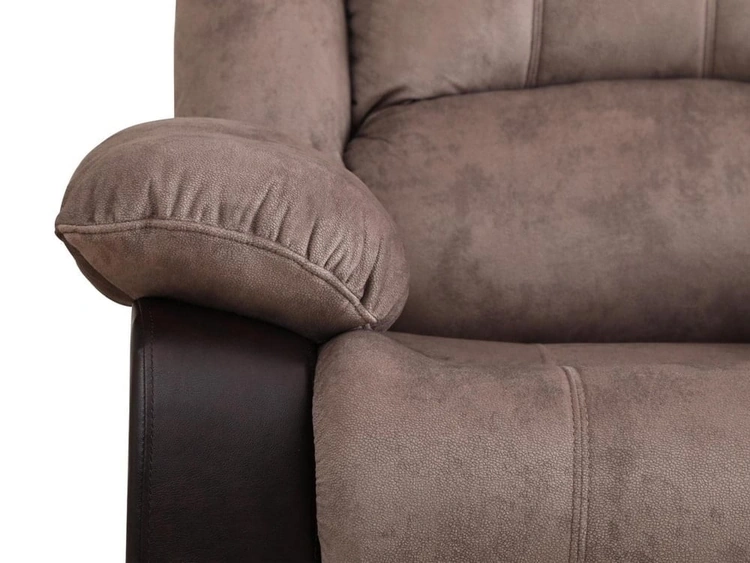 SILLÓN RECLINABLE RIPLEY HOME BICOLOR 1 CUERPO MARRÓN OSCURO - 8