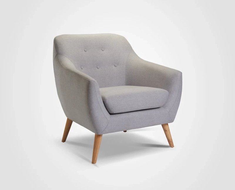 SILLÓN RIPLEY HOME NORWAY GRIS CLARO - 2