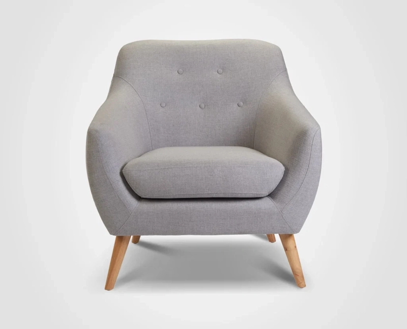 SILLÓN RIPLEY HOME NORWAY GRIS CLARO - 4