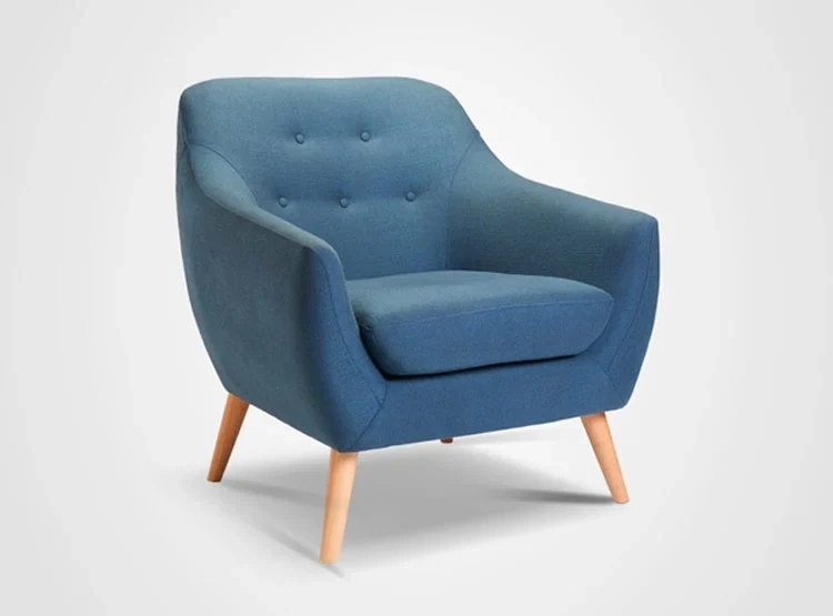 SILLÓN RIPLEY HOME NORWAY AZUL ACERO - 2