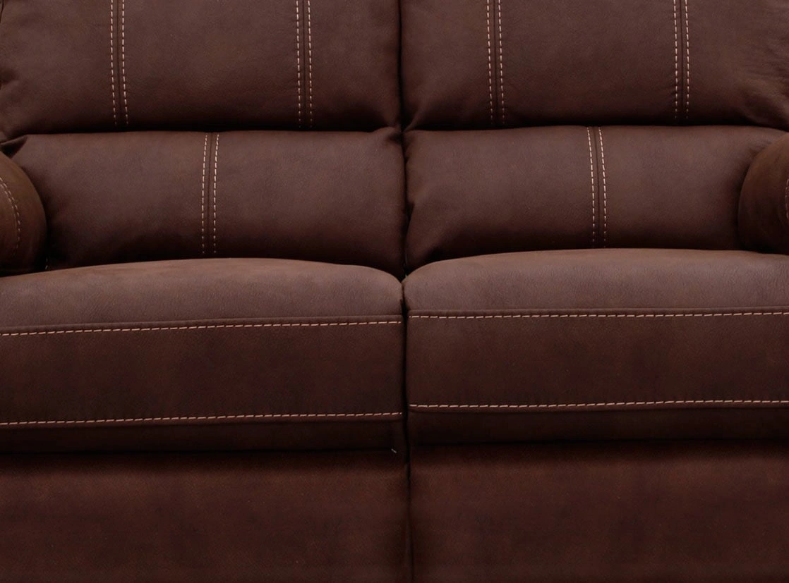 SILLÓN RECLINABLE ROSEN BRUNO 2 CUERPOS CHOCOLATE - 5