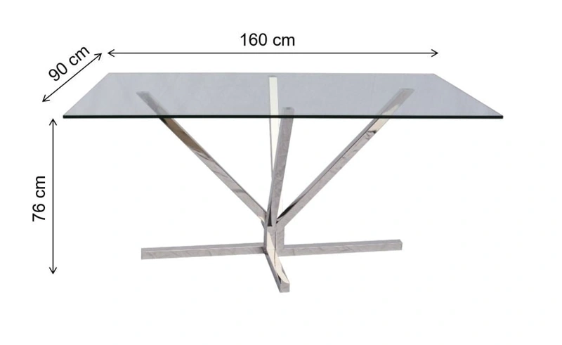MESA DE COMEDOR RIPLEY HOME RAMAS 160X90 CM - 3