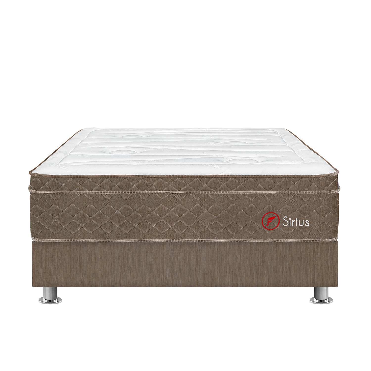 CAMA AMERICANA FORLI SIRIUS 2 PLAZAS BLANCO + CABECERA DE REGALO - 1