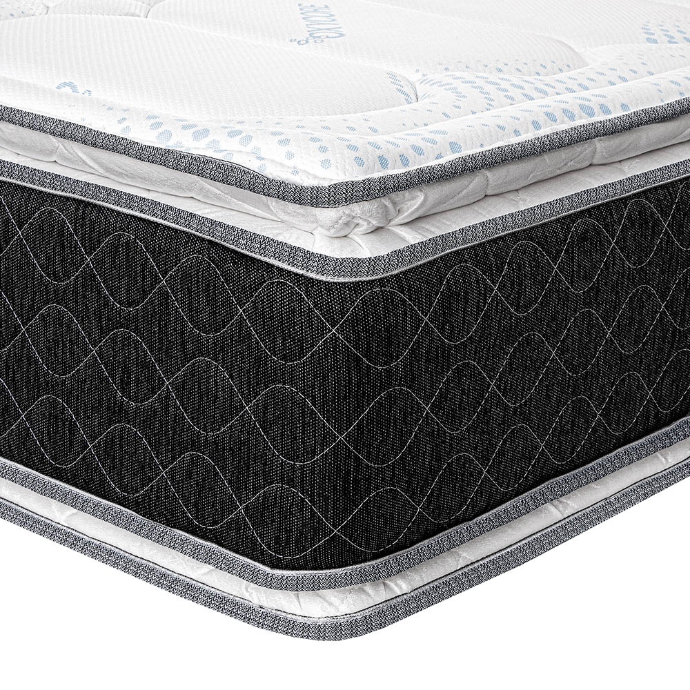 CAMA AMERICANA FORLI BEAUTY DREAM GOLDEN  2 PLAZAS GRIS + CABECERA - 3