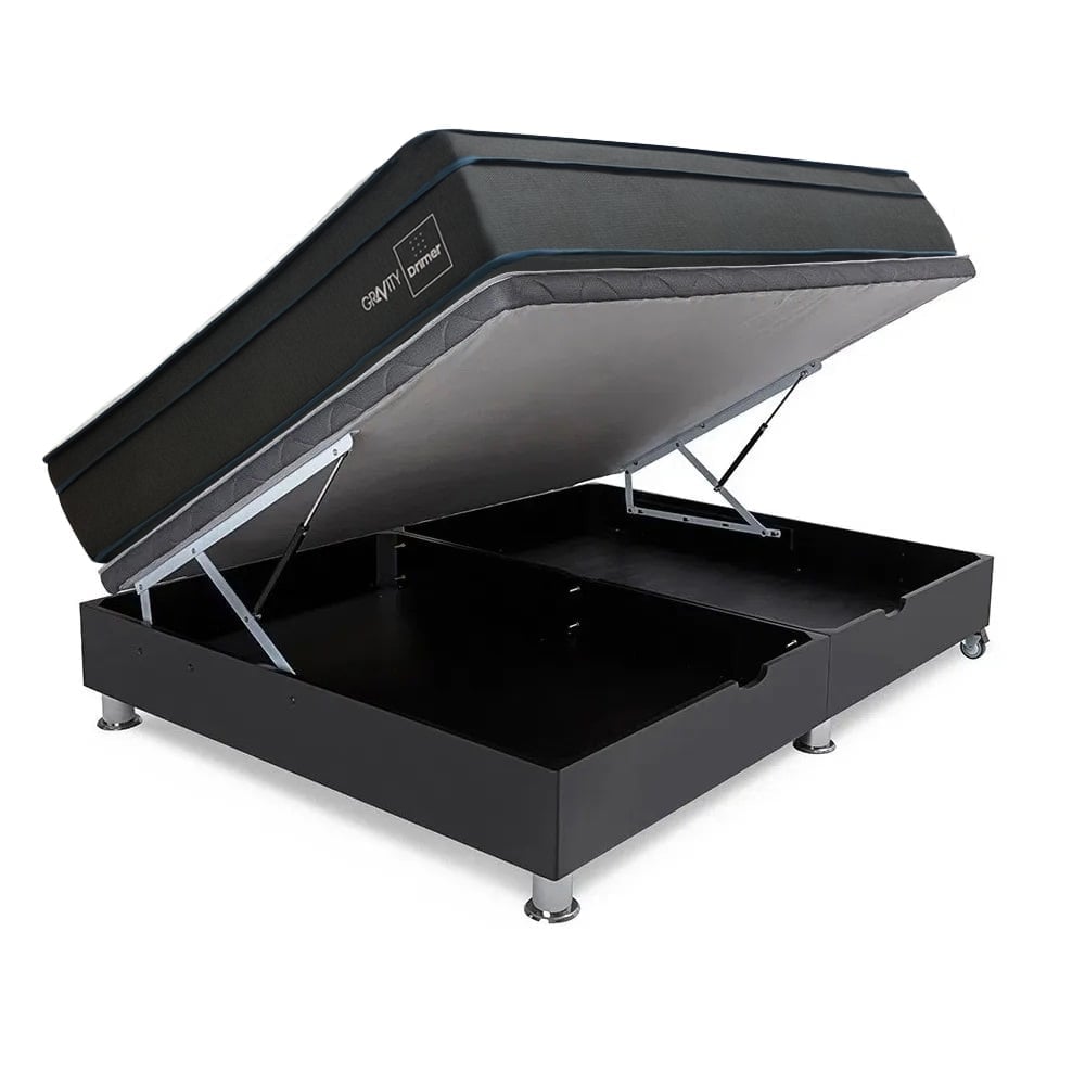 CAMA BOXET DRIMER GRAVITY LAQUEADA 2 PLAZAS - 1
