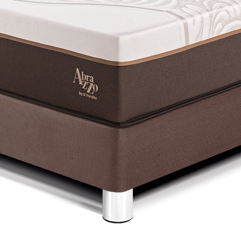 CAMA PARAÍSO ROYAL ABRAZZO KING CHOCOLATE + 2 ALMOHADAS VISCOELÁSTICAS - 2