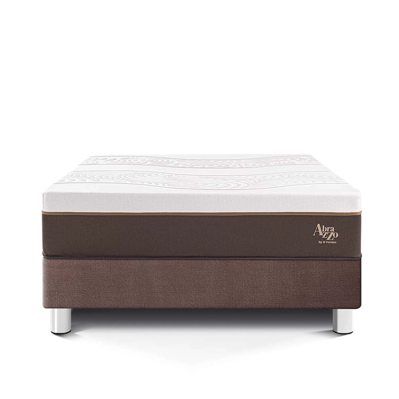 CAMA PARAÍSO ROYAL ABRAZZO KING CHOCOLATE + 2 ALMOHADAS VISCOELÁSTICAS - 3