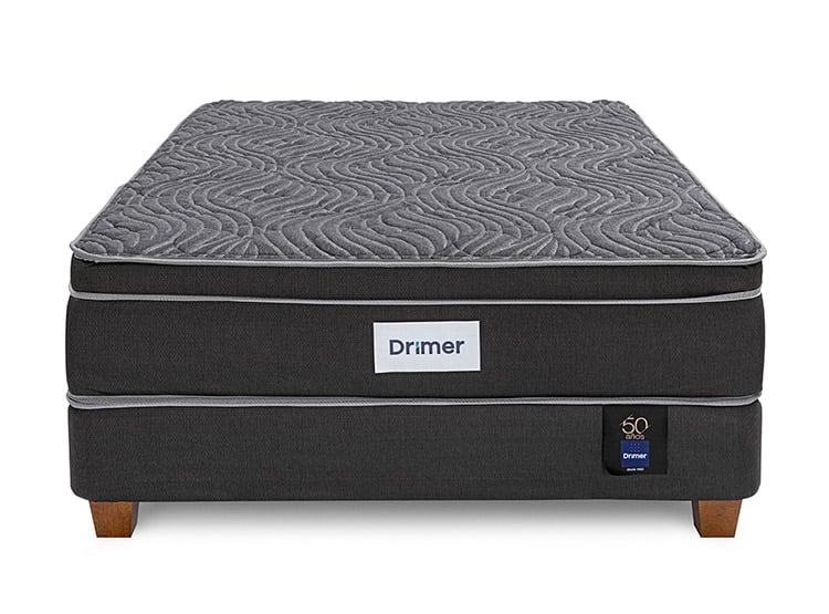 CAMA AMERICANA DRIMER VENTUS 1.5 PLAZAS GRIS - 1