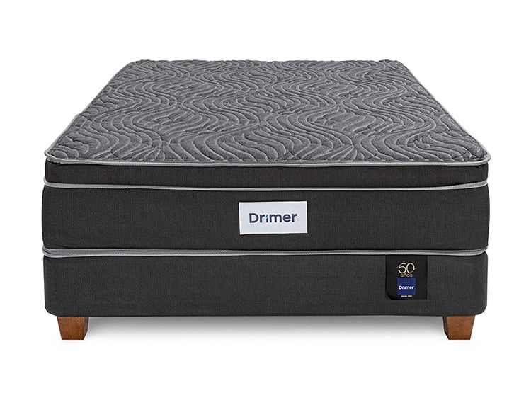 CAMA AMERICANA DRIMER VENTUS 2 PLAZAS GRIS - 1
