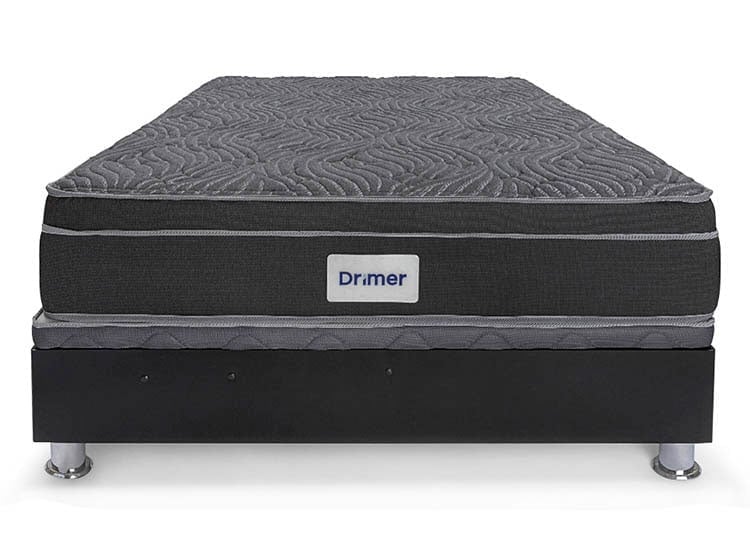 CAMA BOXET DRIMER VENTUS LAQUEADA QUEEN GRIS - 3