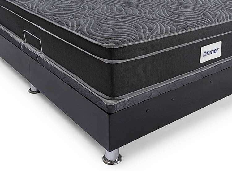 CAMA BOXET DRIMER VENTUS LAQUEADA QUEEN GRIS - 4