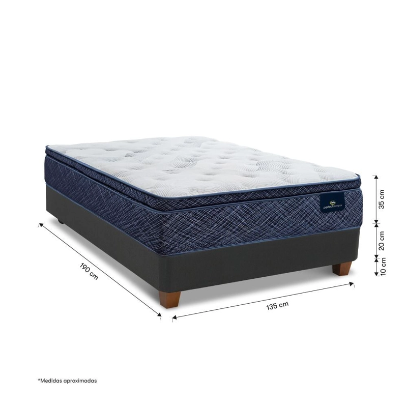 CAMA SERTA FINEZZA 2 PLAZAS - 3