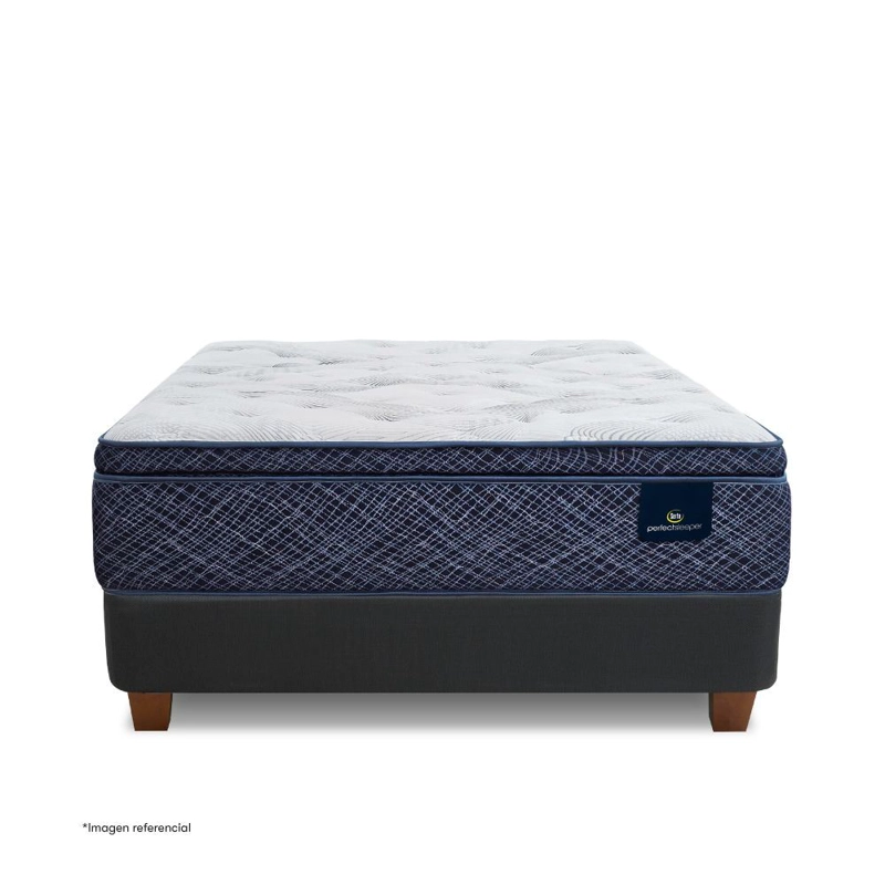 CAMA SERTA FINEZZA QUEEN GRIS - 2