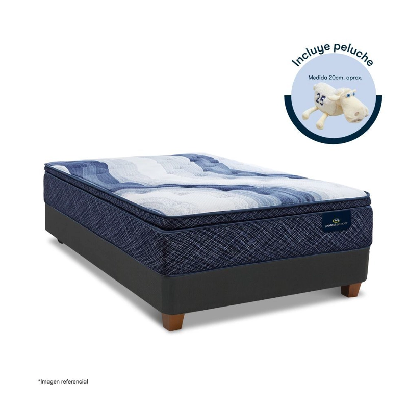 CAMA SERTA CHARLOTTE SKY KING - 1