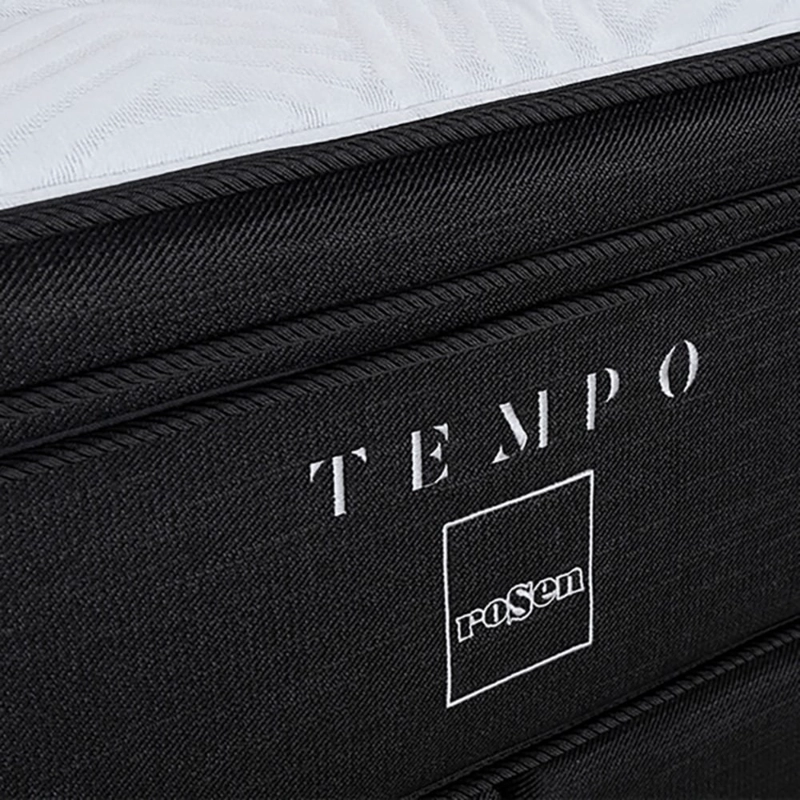 DORMITORIO EUROPEO ROSEN TEMPO QUEEN ISSEY GRAFITO + 2 VELADORES + 2 ALMOHADAS MEMORY MAX - 7