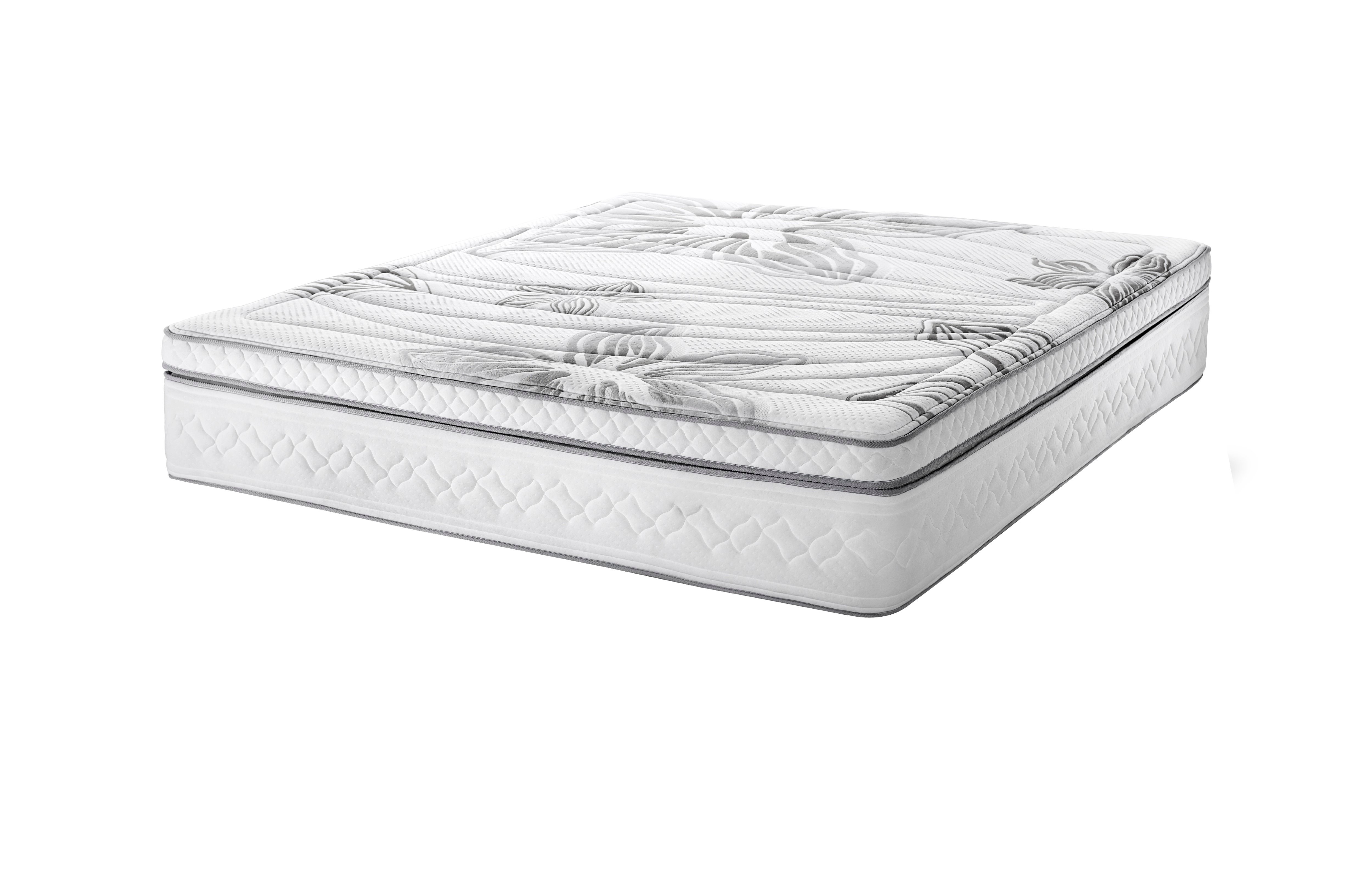 DORMITORIO EUROPEO ROSEN ART 4 QUEEN ISSEY GRAFITO + 2 VELADORES + 2 ALMOHADAS MEMORY MAX - 5