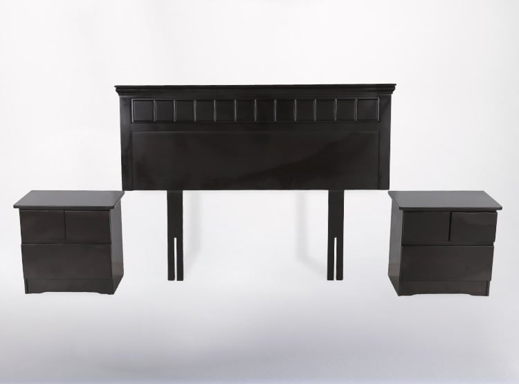 SET CABECERA EL CISNE 2 PLAZAS + 2 VELADORES - 1