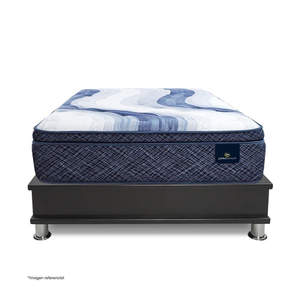 CAMA CON CAJONES SERTA CHARLOTTE SKY KING - 2