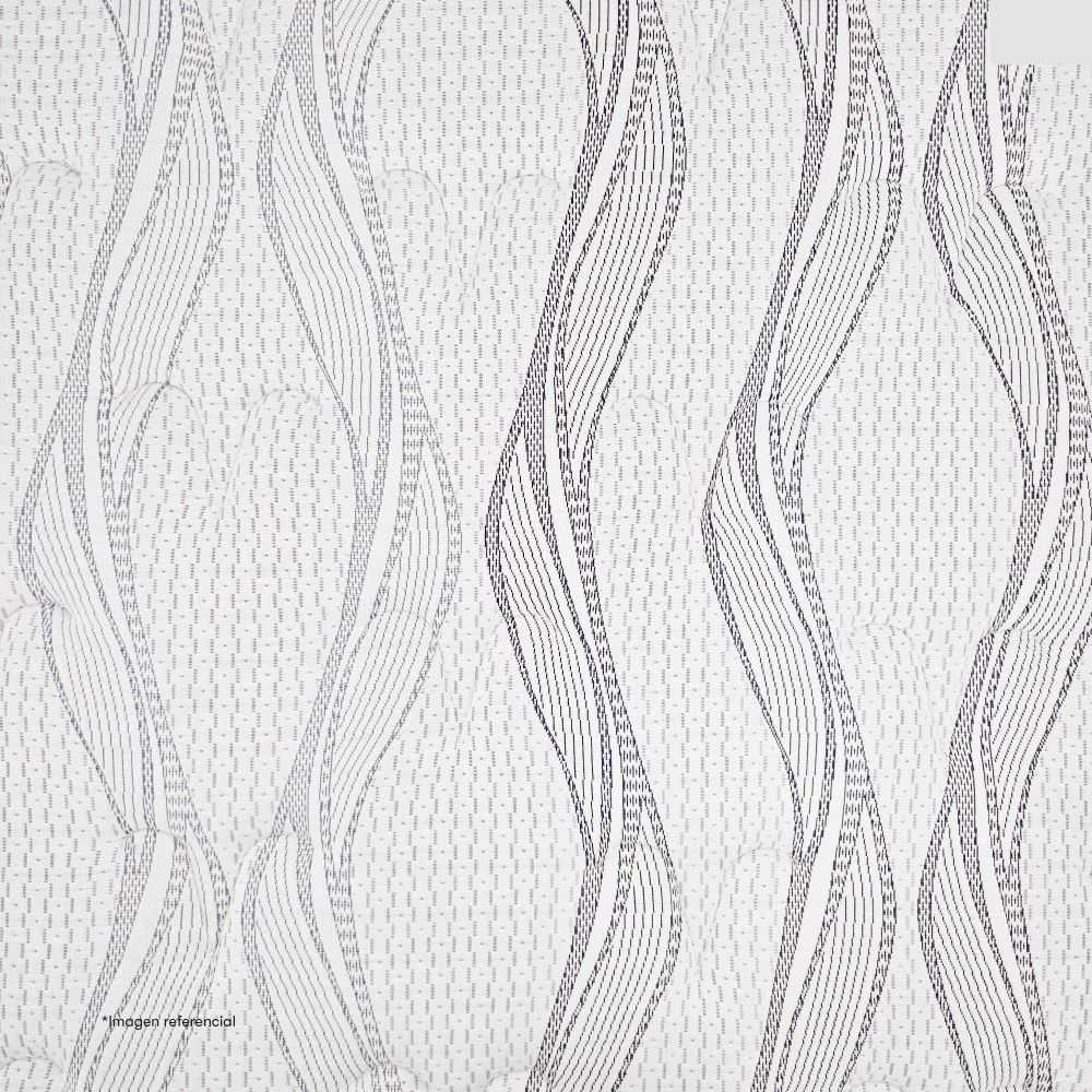 CAMA CON CAJONES SERTA KENYA 2 PLAZAS GRIS - 4