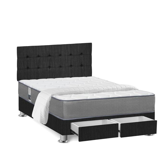 DORMITORIO AMERICANO FORLI 100 2 PLAZAS POLARIS CON CAJONES - 2