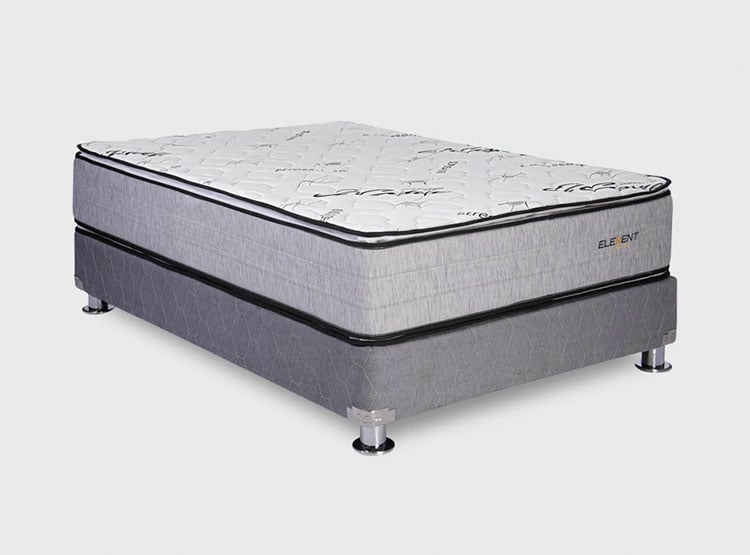 CAMA AMERICANA EL CISNE ELEMENT 2 PLAZAS BLANCO - 2