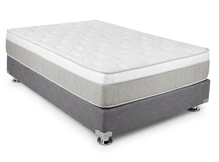 CAMA EL CISNE POCKET DINAMIC QUEEN BLANCO + 2 ALMOHADAS - 3