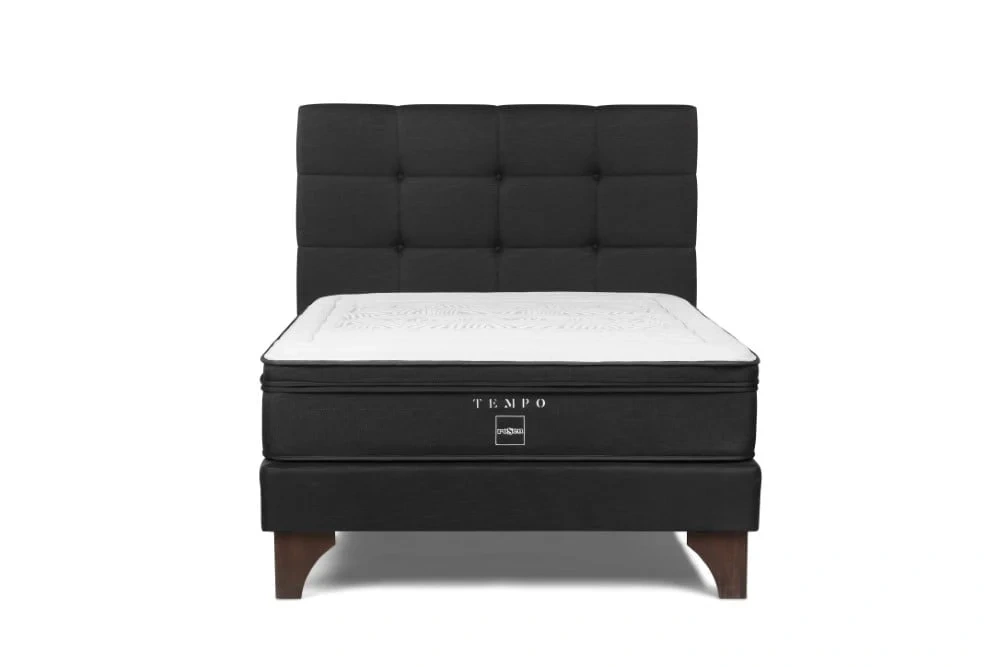 DORMITORIO EUROPEO ROSEN TEMPO 2 PLAZAS ISSEY GRAFITO + 2 ALMOHADAS - 3