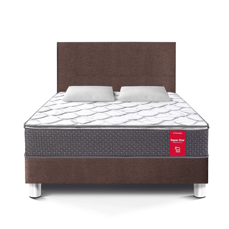 DORMITORIO PARAÍSO SUPER STAR KING CHOCOLATE + 2 ALMOHADAS + PROTECTOR - 3