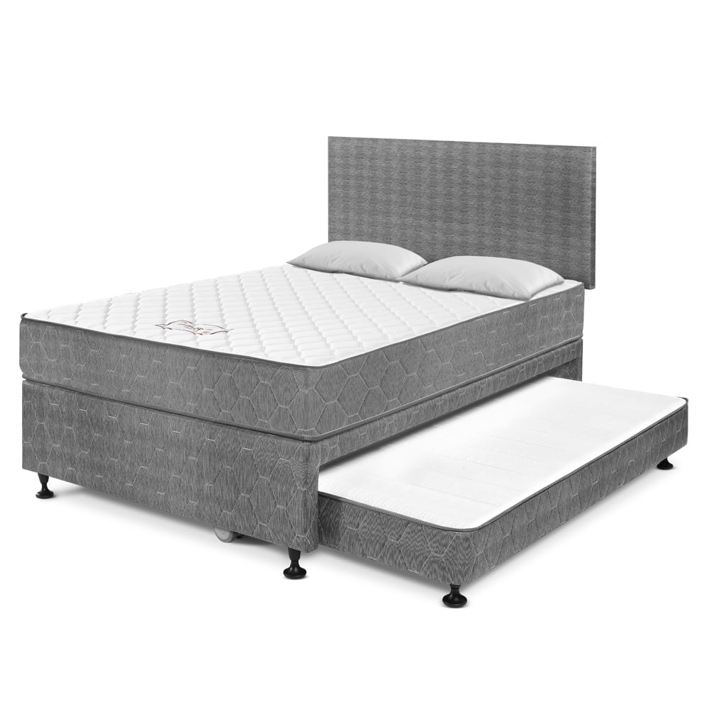 DORMITORIO DIVÁN PARAÍSO 2 PLAZAS + 2 ALMOHADAS + PROTECTOR - 1