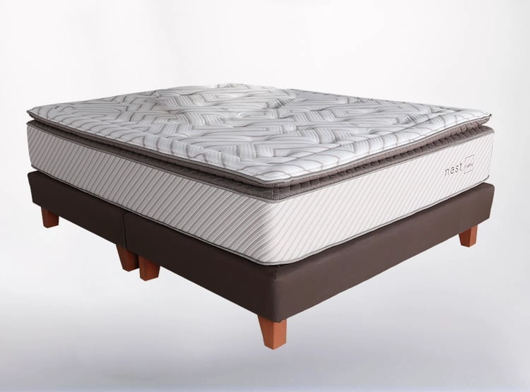 CAMA EUROPEA ROSEN NEST KING + 2 ALMOHADAS MEMORY MAX - 2