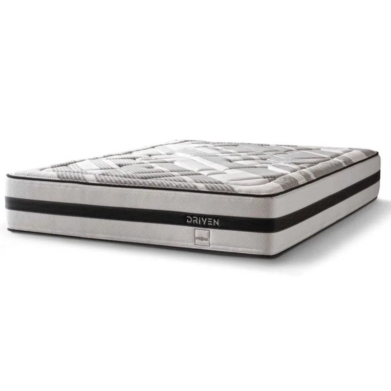 DORMITORIO EUROPEO ROSEN DRIVEN KING ISSEY GRAFITO + 2 VELADORES + 2 ALMOHADAS MEMORY MAX - 5