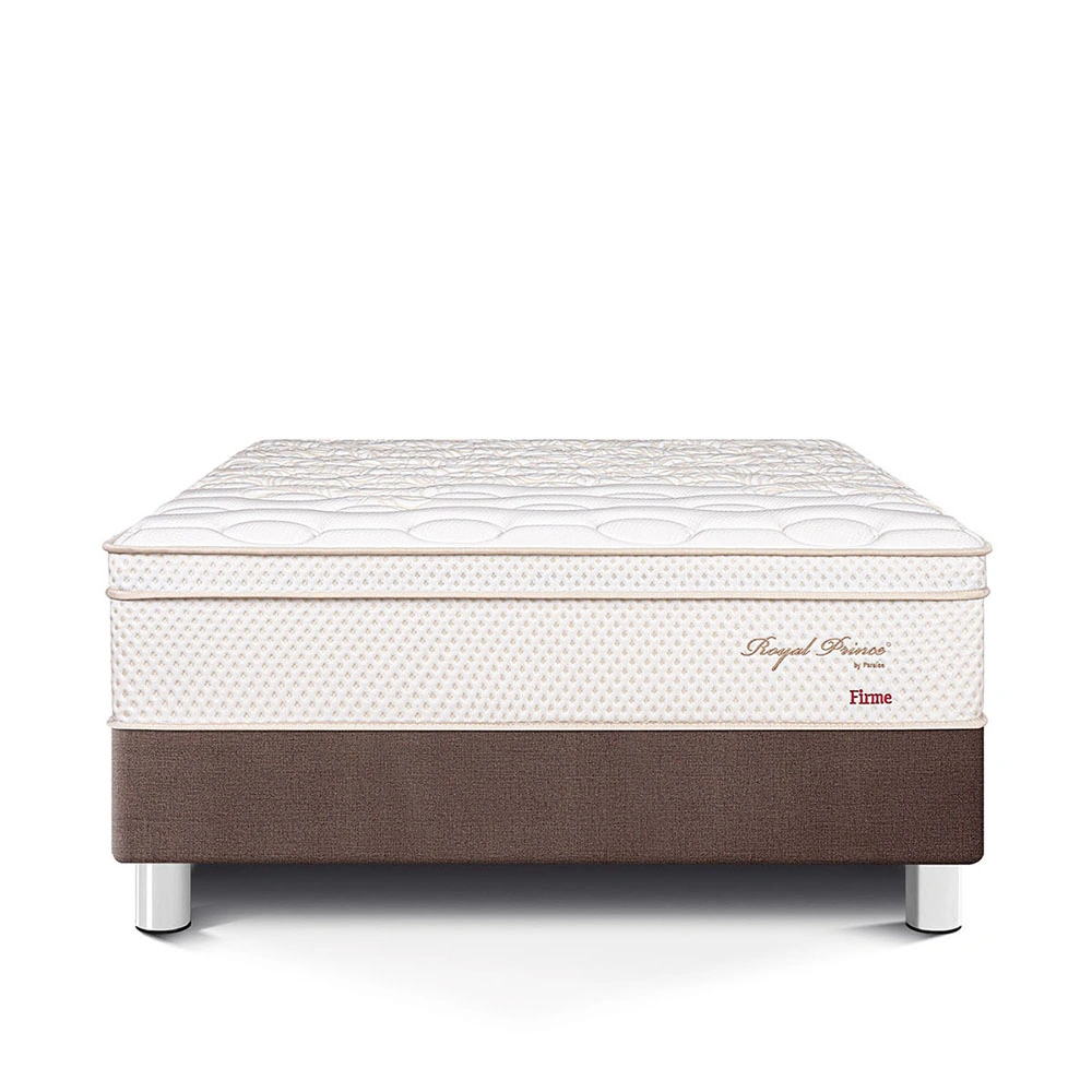 CAMA PARAÍSO ROYAL PRINCE 2 PLAZAS CHOCOLATE + 2 ALMOHADAS VISCOELÁSTICAS - 3