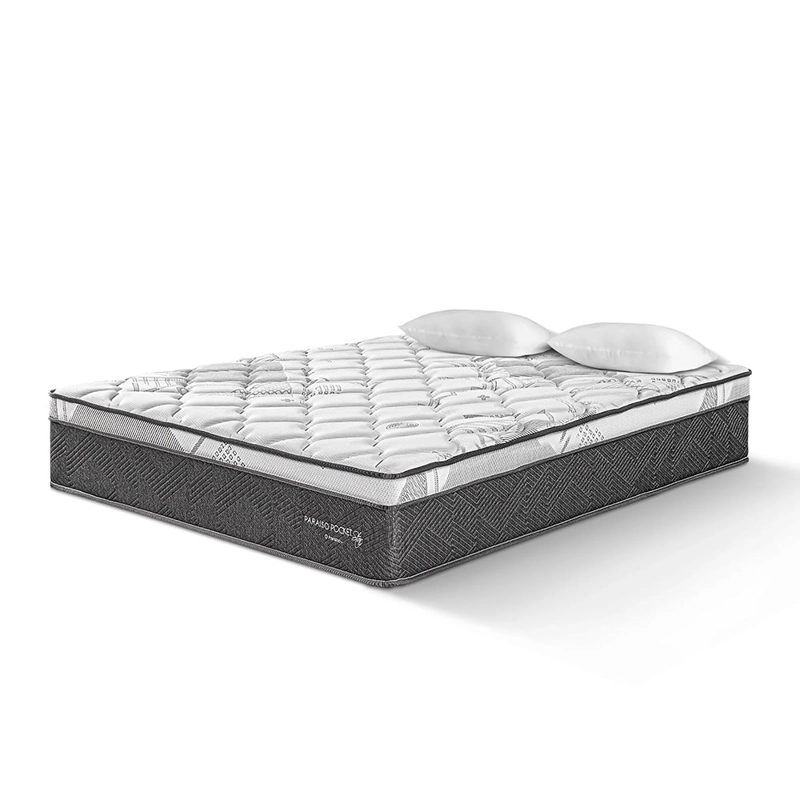 COLCHÓN PARAÍSO POCKET STAR KING + 2 ALMOHADAS + PROTECTOR - 1
