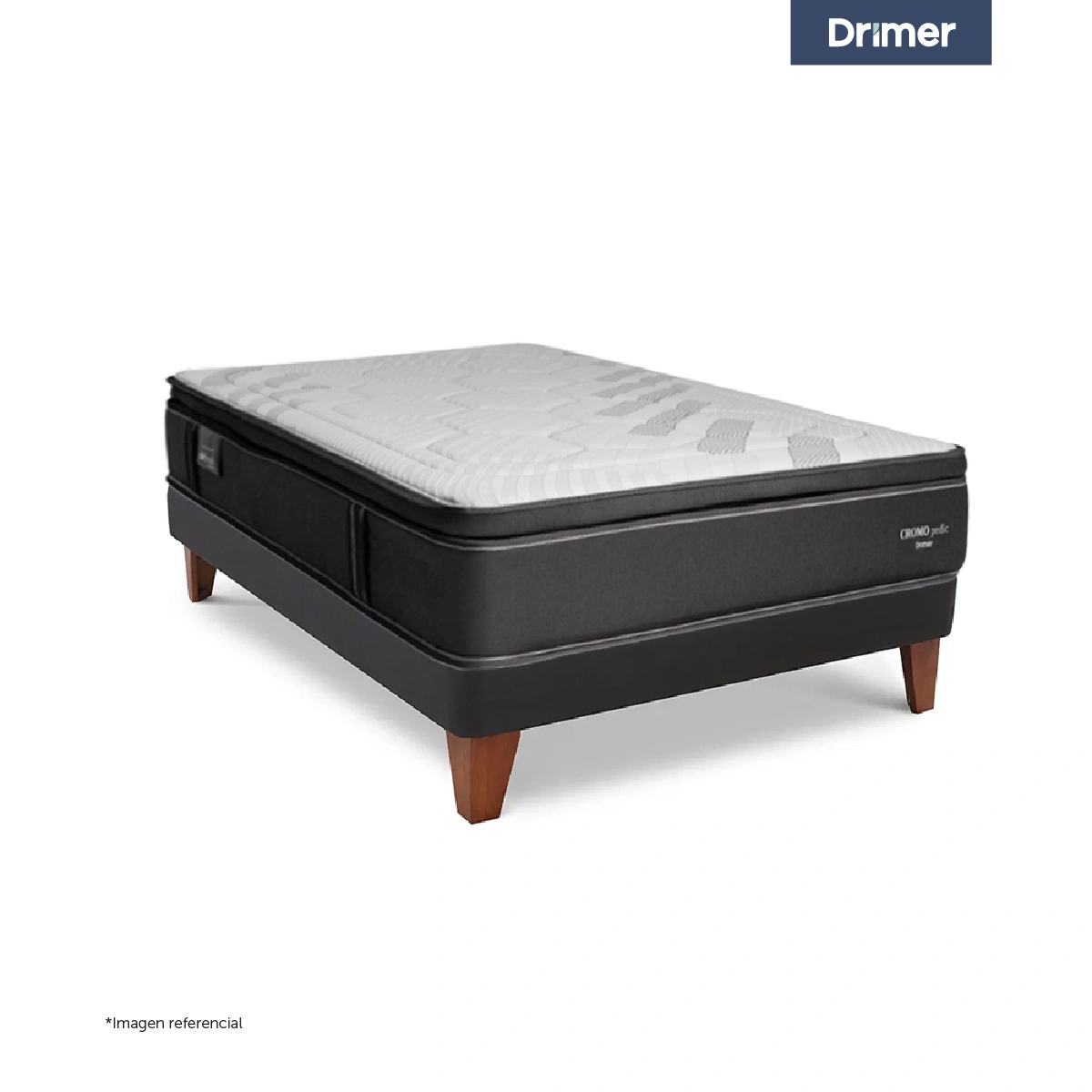 CAMA EUROPEA DRIMER CROMOPEDIC GOLD 2 PLAZAS - 1