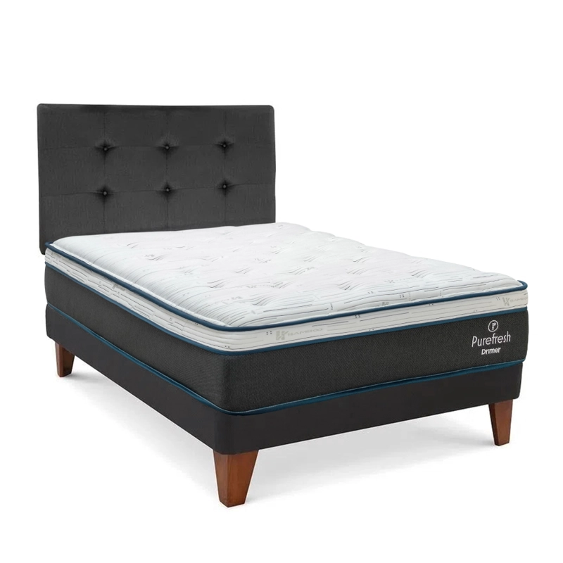 DORMITORIO EUROPEO DRIMER PURE FRESH 2 PLAZAS GOLD - 1