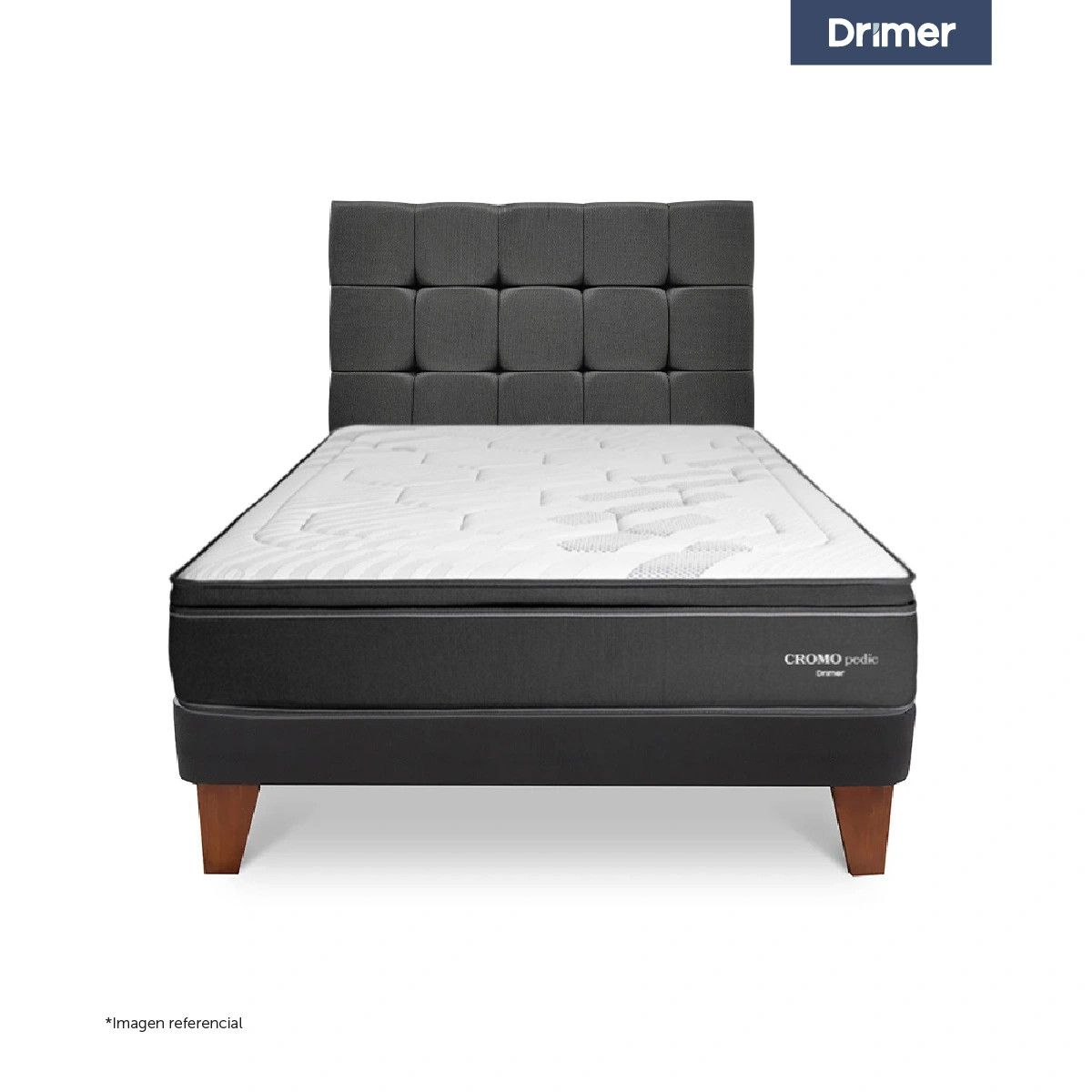 DORMITORIO EUROPEO DRIMER CROMOPEDIC GOLD 2 PLAZAS - 2