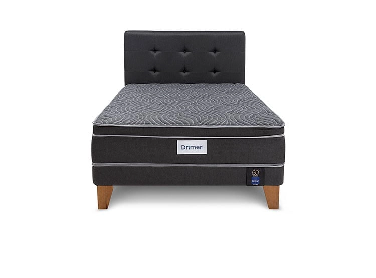 DORMITORIO EUROPEO DRIMER VENTUS 2 PLAZAS GOLD - 1