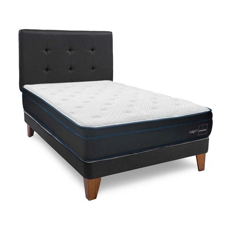 DORMITORIO EUROPEO DRIMER GRAVITY 1.5 PLAZAS GOLD - 1