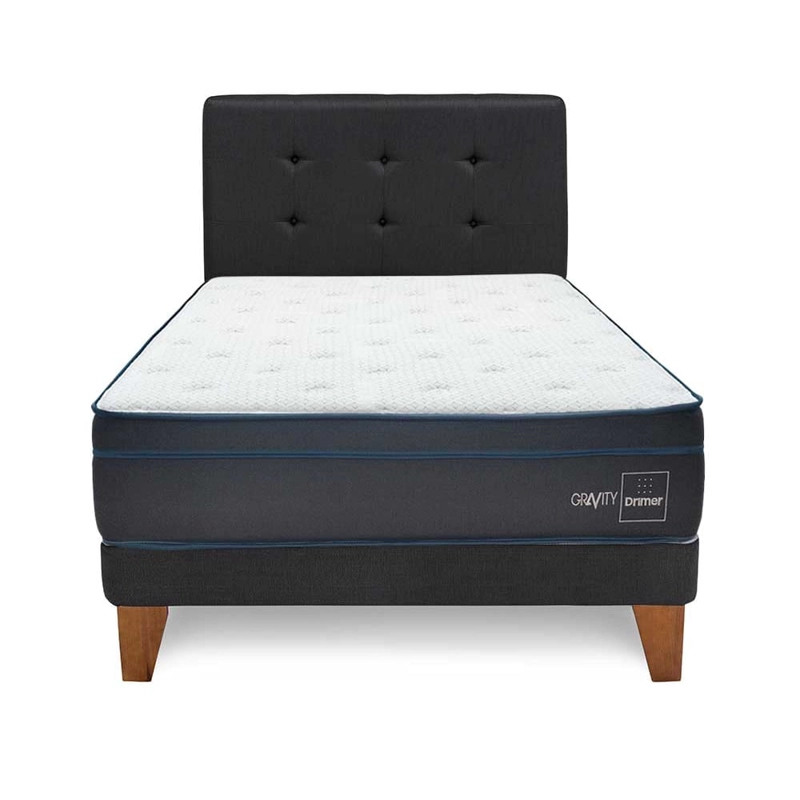 DORMITORIO EUROPEO DRIMER GRAVITY 1.5 PLAZAS GOLD - 2