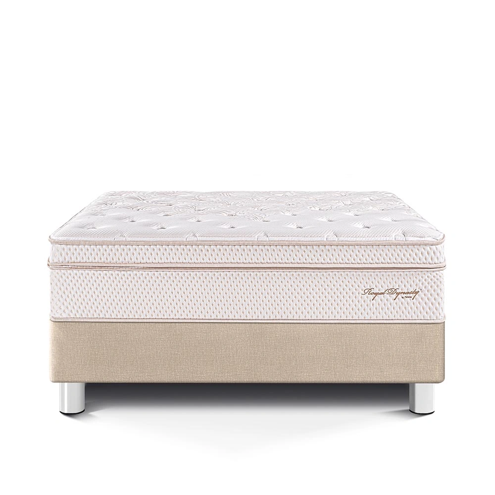 CAMA PARAÍSO ROYAL DYNASTY 1.5 PLAZAS CHAMPAGNE + 1 ALMOHADA VISCOELÁSTICA - 3