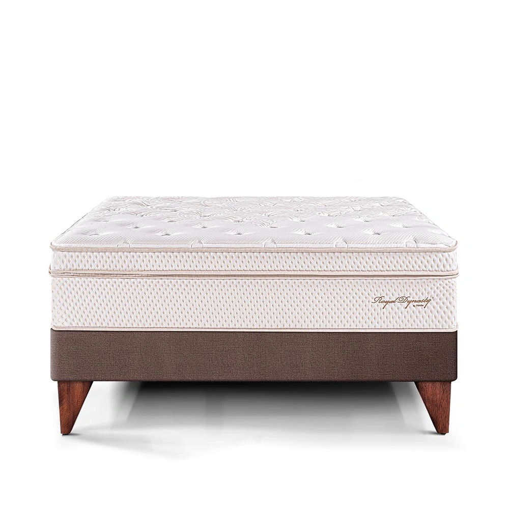 CAMA EUROPEA PARAÍSO ROYAL DYNASTY KING CHOCOLATE + 2 ALMOHADAS VISCOELÁSTICAS - 3