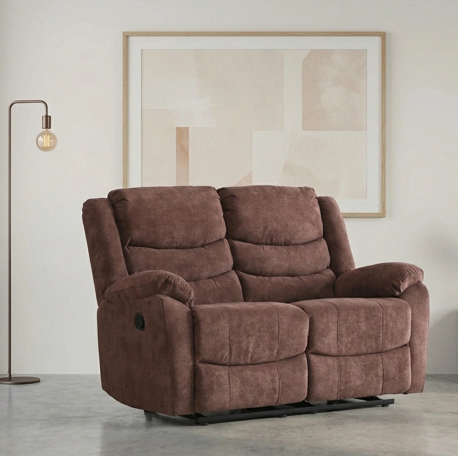 SILLÓN RECLINABLE RIPLEY HOME WOLF 2 CUERPOS MARRÓN - 1