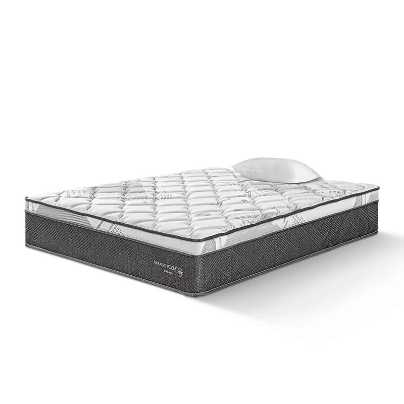 COLCHÓN PARAÍSO POCKET STAR 1.5 PLAZAS + 1 ALMOHADA + PROTECTOR - 1