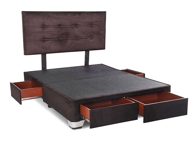 KIT DORMITORIO EL CISNE CON CAJONES CISNE 2 PLAZAS - 1
