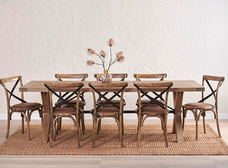 MESA COMEDOR MAISON LINETT CORSICA 240 X 100 CM - 5