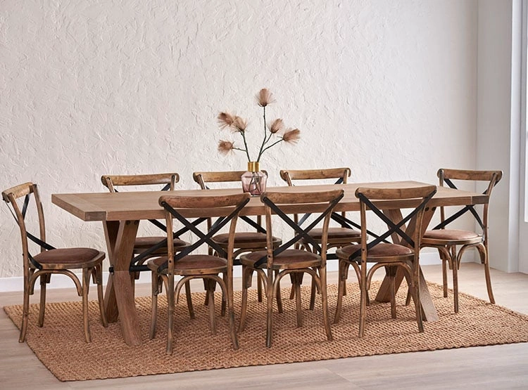 MESA COMEDOR MAISON LINETT CORSICA 240 X 100 CM - 6