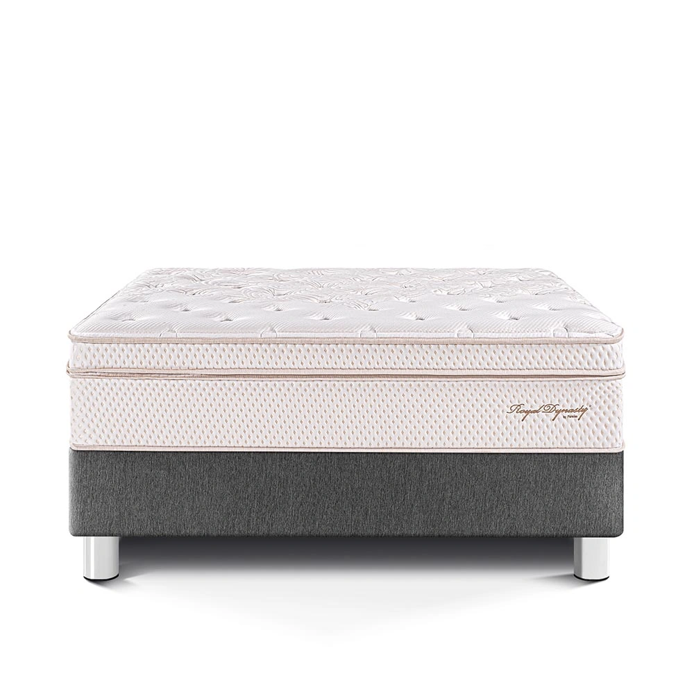 CAMA PARAÍSO ROYAL DYNASTY KING GRIS + 2 ALMOHADAS VISCOELÁSTICAS - 3