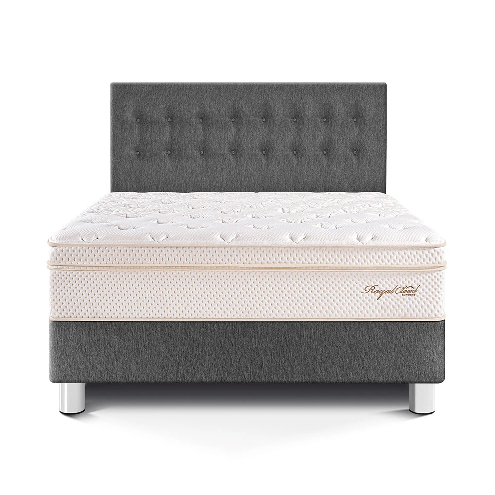 DORMITORIO PARAÍSO ROYAL CLOUD KING GRIS + 2 ALMOHADAS VISCOELÁSTICAS - 3